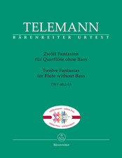 Jubilee Price: Twelve Fantasias for Flute without Bass TWV 40: 1-12